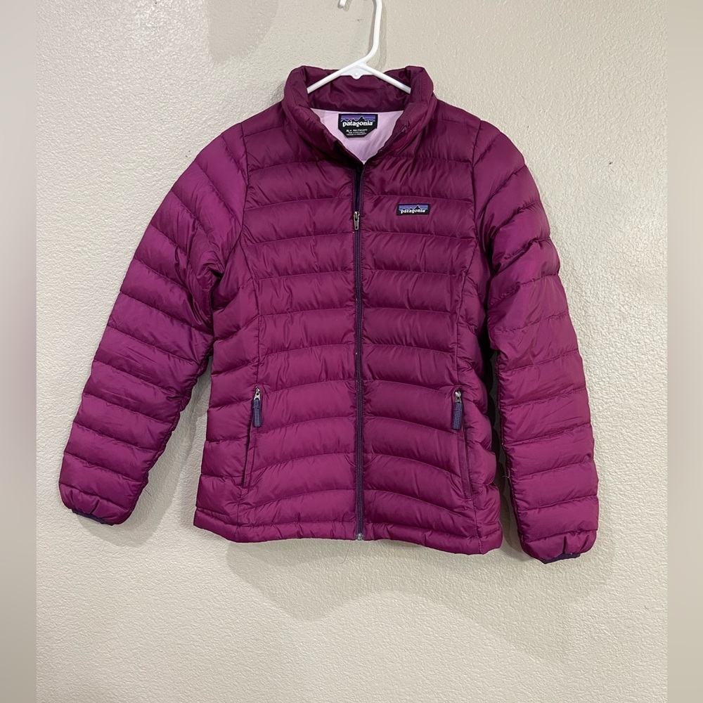 Patagonia Quilted Jacket purple girls XL